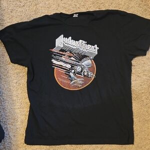 Judas Priest Black Graphic T-Shirt